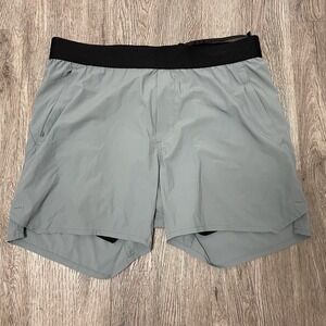 Ten Thousand Shorts Men's Large Tactical Blue Ripstop Lined 5" Inseam TTSH006
